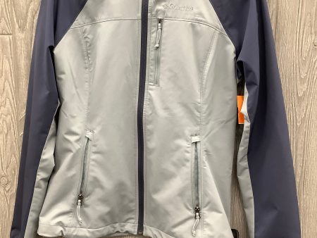 Jacket Windbreaker By Columbia In Blue, Size: M Fashion