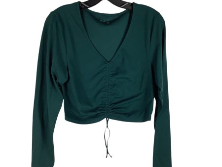 Top Long Sleeve By Aerie In Green, Size: Xl Discount