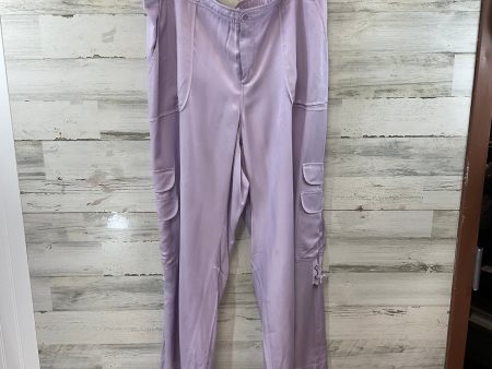 Pants Wide Leg By Anthropologie In Purple, Size: 22 on Sale