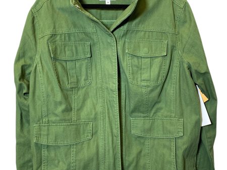 Jacket Denim By Clothes Mentor In Green, Size: 2x For Cheap