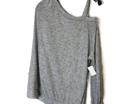 Top Long Sleeve Basic By White Birch In Grey, Size: Xl For Discount