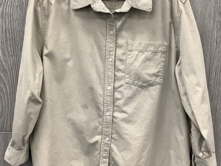 Jacket Shirt By H&m In Grey, Size: Xl on Sale