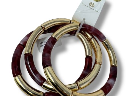 Acrylic Tube Bangle Bracelet Set By House Of Harlow, Size: 03 Piece Set Online