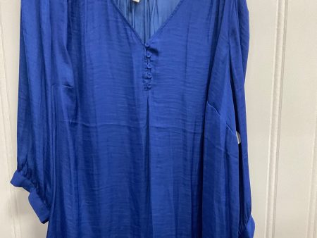 Top 3 4 Sleeve By Joie In Blue, Size: 1x Online now