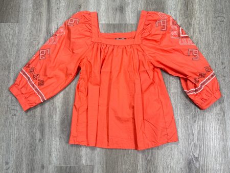 Top 3 4 Sleeve By Wrangler In Coral, Size: S Supply