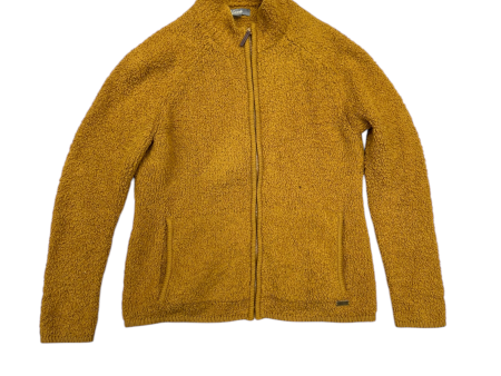 Jacket Faux Fur & Sherpa By Natural Reflections In Yellow, Size: M For Sale