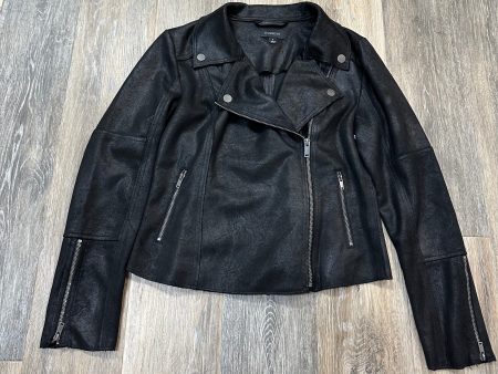 Jacket Moto By Evereve In Black, Size: S Discount