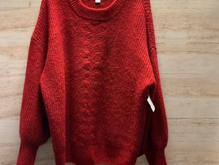 Sweater By Ava & Viv In Red, Size: 3x Supply