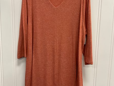 Tunic 3 4 Sleeve By Soft Surroundings In Orange, Size: 2x Online