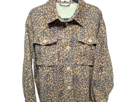 Jacket Denim By Easel In Animal Print, Size: Xl Online