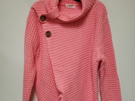 Sweater By Zenana Outfitters In Pink, Size: L Online Hot Sale