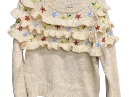 Sweater By Clothes Mentor In Cream, Size: L on Sale