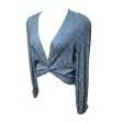 Chevron Dakota Top By Ramy Brook In Ocean Blue, Size: M Hot on Sale