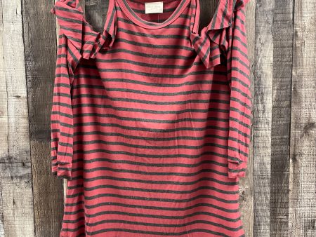 Top Long Sleeve By 143 Story In Striped Pattern, Size: L Online Sale