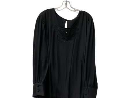 Top 3 4 Sleeve By Lc Lauren Conrad In Black, Size:3X Supply