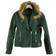 Jacket Faux Fur & Sherpa By Blanknyc In Green, Size: S Online Sale