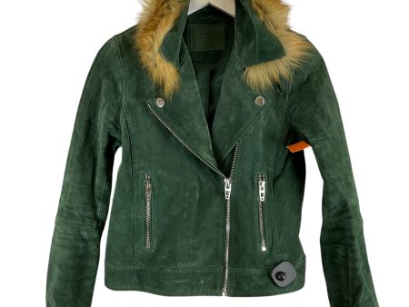 Jacket Faux Fur & Sherpa By Blanknyc In Green, Size: S Online Sale