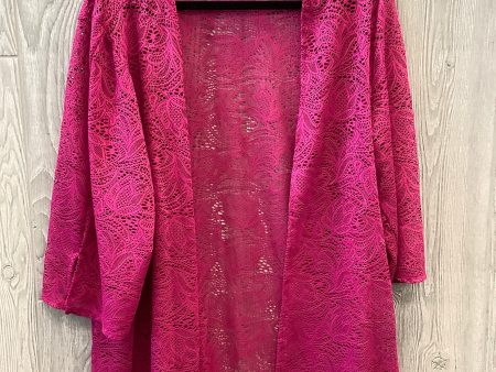 Cardigan By Catherines In Pink, Size: 1x Sale