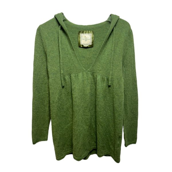 Hooded Sweater Cashmere By Old Navy In Green, Size: M For Sale