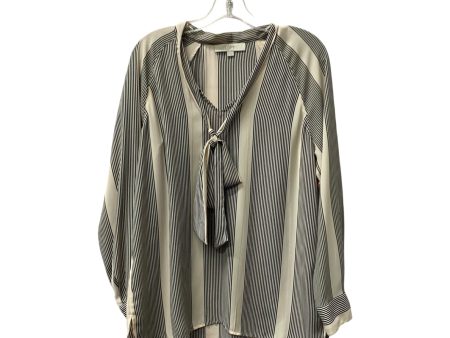 Top Ls By Loft In Black & Cream, Size:M For Discount