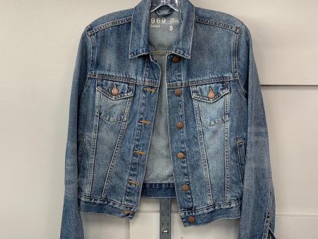 Jacket Denim By Gap In Blue Denim, Size: S For Sale