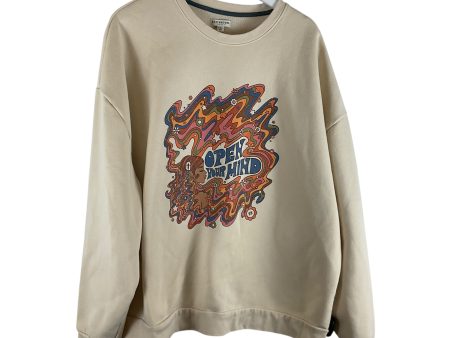 Sweater By Earthbound In Cream, Size: Xxl Online