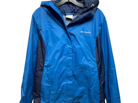 Jacket Windbreaker By Columbia In Blue, Size: L on Sale