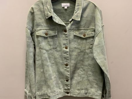 Jacket Denim By Mudpie In Camouflage Print, Size: M Fashion