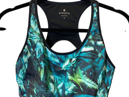 Athletic Bra By Athleta In Multi-colored, Size: L Hot on Sale