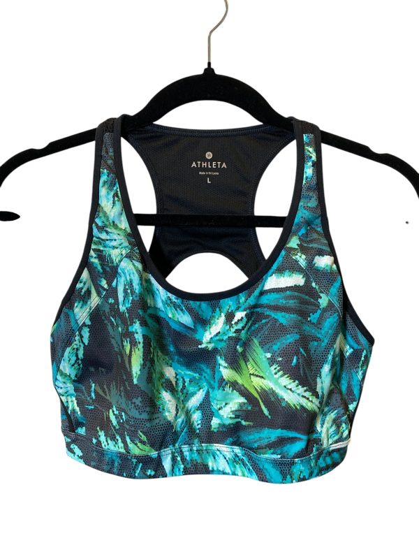 Athletic Bra By Athleta In Multi-colored, Size: L Hot on Sale