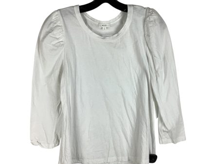 Top Long Sleeve Designer By Alc In White, Size: L Supply